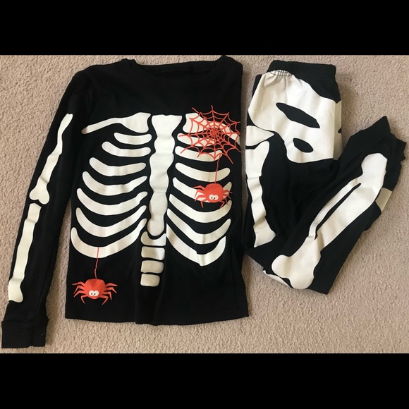 Kids Skeleton Pajama Set - Picture 1 of 5